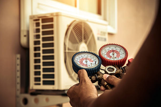 Professional Ductwork Repair technician working in Dundee, NY